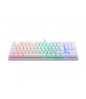 TECLADO MECANICO TKL ANTRYX CHROME STORM MK830 WHITE, RED SWITCH (AMK-CS830WRE-SP)