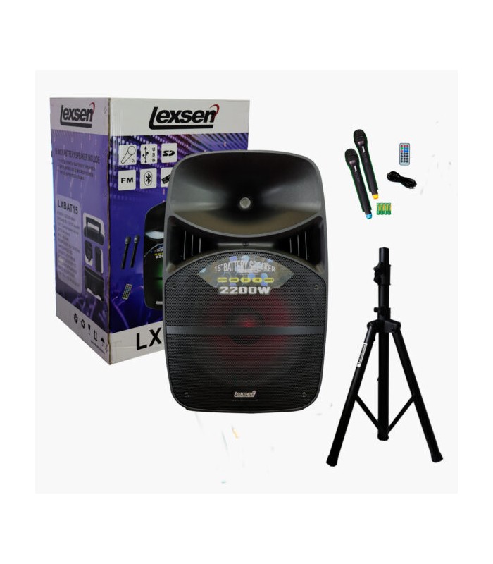 PARLANTE AMPLIFICADO DE 2 VIAS LEXSEN LXBAT15