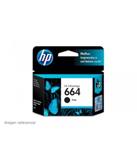 CARTUCHO DE TINTA HP 664 NEGRO (F6V29AL) ORIGINAL