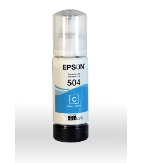 BOTELLA DE TINTA EPSON T504220 COLOR CYAN 70ML PARA EPSON L4160