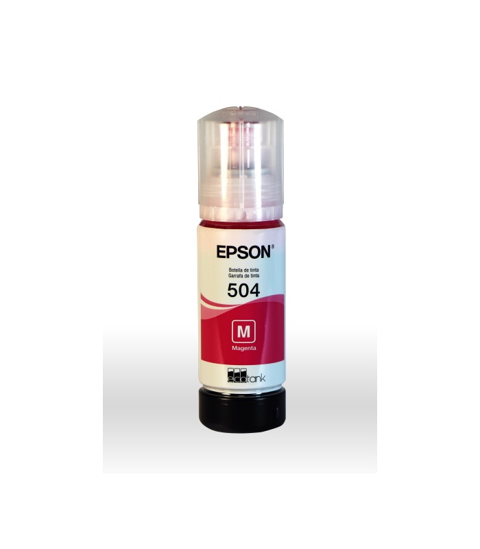 BOTELLA DE TINTA EPSON T504320 COLOR MAGENTA 70ML PARA EPSON L4160