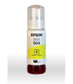 BOTELLA DE TINTA EPSON T504420 COLOR AMARILLO 70ML PARA EPSON  L4160 