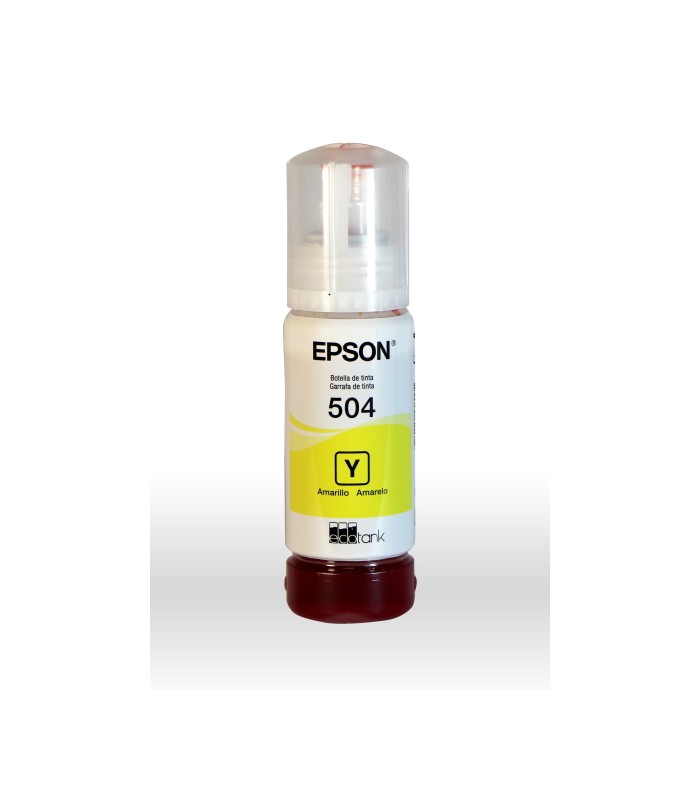 BOTELLA DE TINTA EPSON T504420 COLOR AMARILLO 70ML PARA EPSON  L4160 