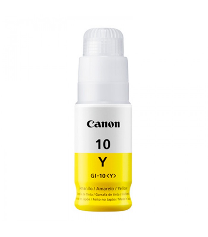 BOTELLA DE TINTA CANON GI-10Y/ COLOR AMARILLO / 70ML