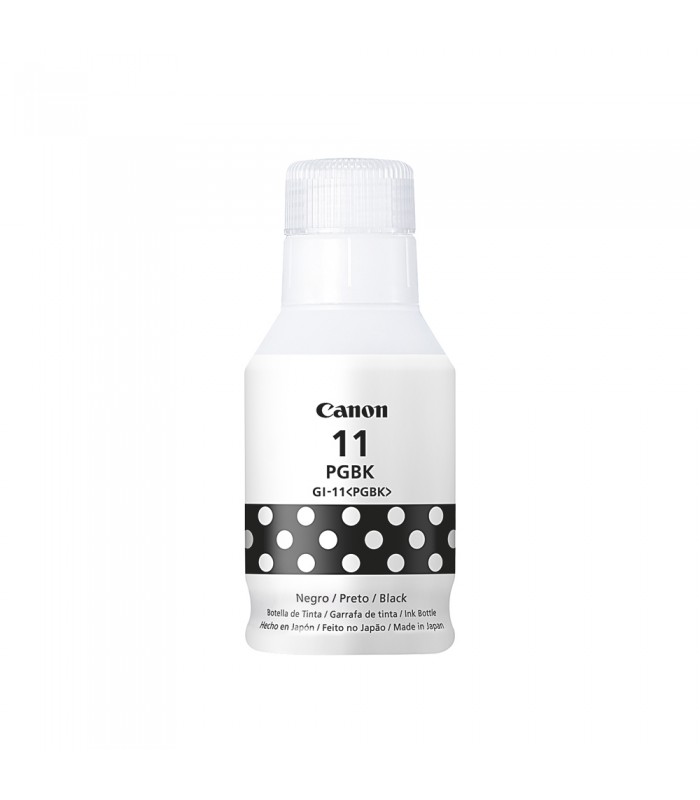 BOTELLA DE TINTA CANON GI-11PGBK / COLOR NEGRO / 135ML  PARA  PIXMA G3160 / PIXMA G2160