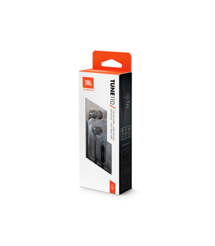 AUDIFONO INTRAURAL JBL TUNE 110 NEGRO (JBLT110BLK )